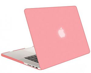 Чехол Mosiso Rubberized Pink для MacBook Pro 13 Retina 