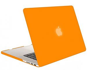 Чехол Mosiso Rubberized Orange для MacBook Pro 13 Retina 